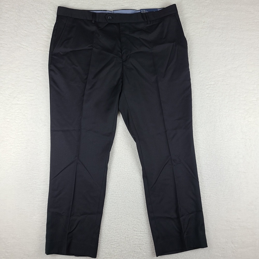 Nautica Pants Mens 42x30 Black Travel Wear Trousers Dress Slacks NWT NEW